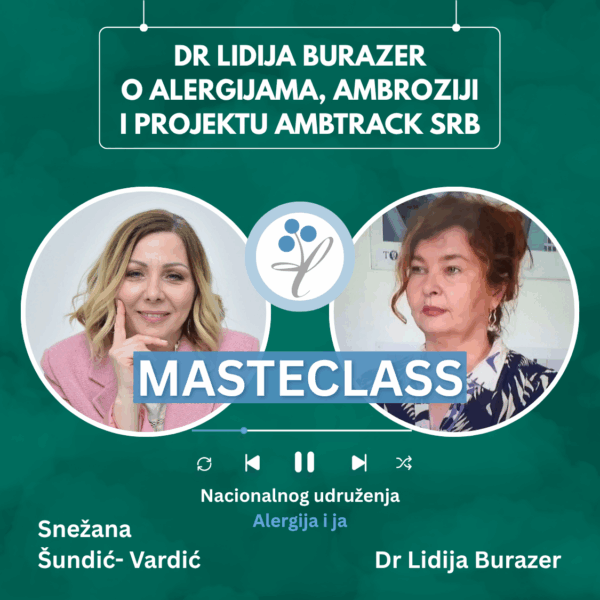 Dr Lidija Burazer o alergijama, ambroziji i projektu AmbTrack Srb