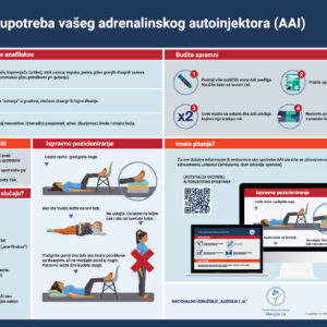 Pravilna upotreba adrenalinskog autoinjektora (AAI)- brošura