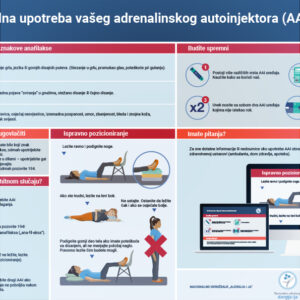 Pravilna upotreba adrenalinskog autoinjektora (AAI)- poster